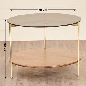 Noir Brown Mango Wood Coffee Table