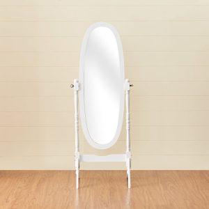 Cheval Standing Mirror - White